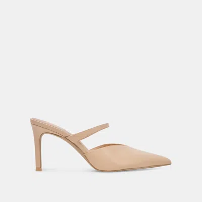 Dolce Vita Kanika Heels French Vanilla Crinkle Patent In Neutral