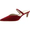 Dolce Vita Kanika Mid Womens Laceless Suede Mules In Multi