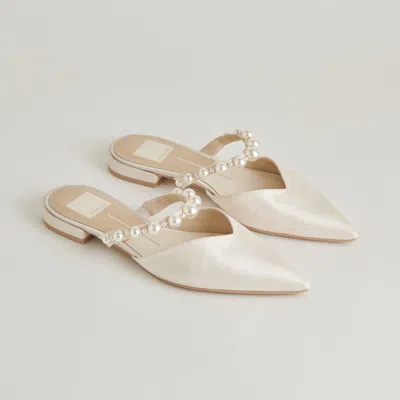 Dolce Vita Kanika Pearl Flats Vanilla Pearls In White