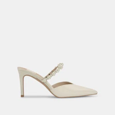 Dolce Vita Kanika Pearl Heels Vanilla Silk
