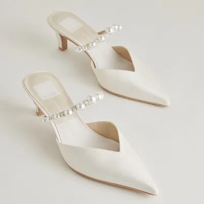 Dolce Vita Kanika Pearl Mid Heels Vanilla Pearls