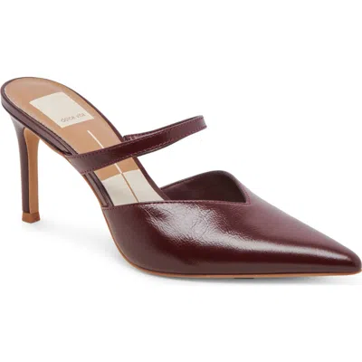 Dolce Vita Kanika Pointed Toe Pump In Burgundy Patent