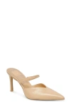 Dolce Vita Kanika Pointed Toe Pump In French Vanilla Crinkle Patent