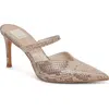 Dolce Vita Kanika Pointed Toe Pump In Sand Embossed Leather