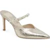 Dolce Vita Kanika Pointed Toe Pump In Vintage Gold Pearls