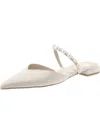 Dolce Vita Kanika Imitation Pearl Pointed Toe Mule In White