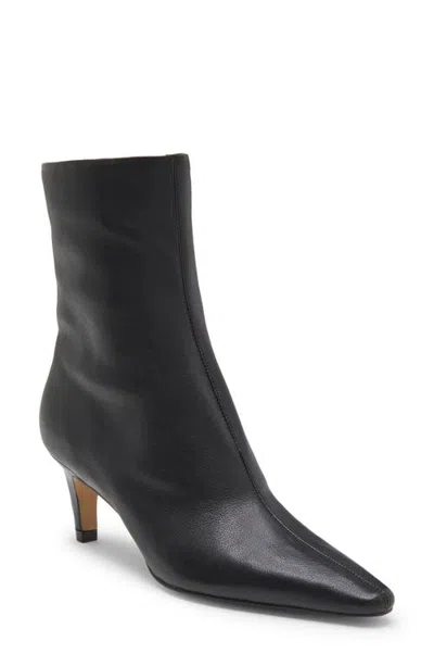 Dolce Vita Karlie Leather Bootie In Black