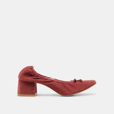 Dolce Vita Karmin Heels Brandy Suede In Brown