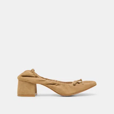 Dolce Vita Karmin Heels Dk Taupe Suede