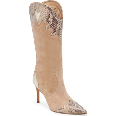 Dolce Vita Kasedy Western Boot In Taupe Multi