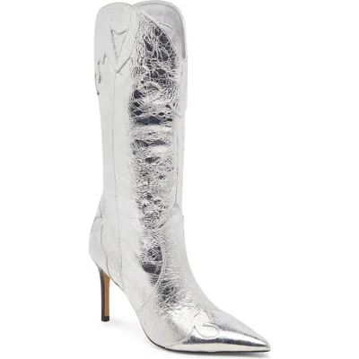 Dolce Vita Kasedy Western Boot In Silver