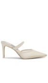 Dolce Vita Katik Imitation Pearl Pointed Toe Pump In Ivory Mesh