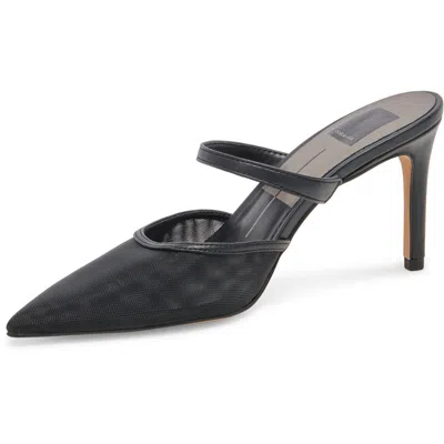 Dolce Vita Katik Womens Mesh Pointed Toe Mules In Multi