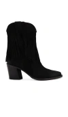 Dolce Vita Kaylie Pointed Toe Western Boot In 黑色
