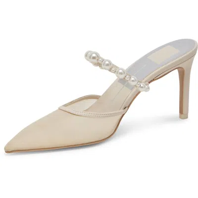 Dolce Vita Kaysie Womens Embellished Point Toe Mules In Multi