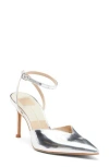 Dolce Vita Keisha Ankle Strap Pump In Silver Specchio Stella
