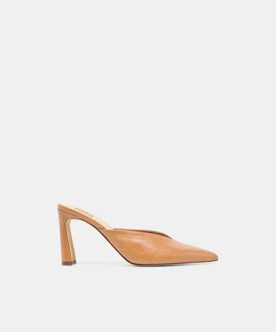 Dolce Vita Kentin Heels In Tan Leather Size 6 By  In Brown