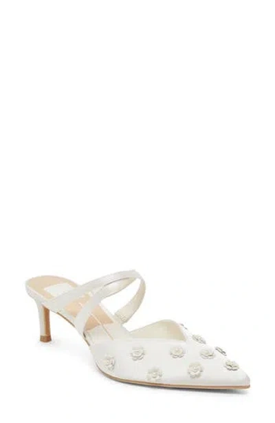 Dolce Vita Kenton Floral Mule In White
