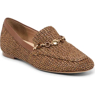 Dolce Vita Kiala Embellished Raffia Loafer In Brown