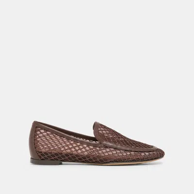 Dolce Vita Kiala Mesh Loafers In Chocolate Mesh Size 13 By  In Brown