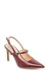 Dolce Vita Kieran Slingback Pump In Oxblood Patent