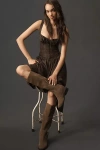 Dolce Vita Killian H2o Buckle Riding Boots In Brown