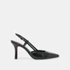 Dolce Vita Kim Heels Midnight Crinkle Patent