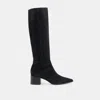 Dolce Vita Kirson Boots Onyx Suede In Black