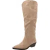 Dolce Vita Kit Womens Western Tall Knee-high Boots In White