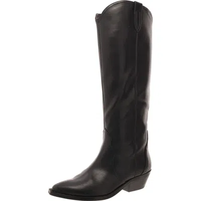 Dolce Vita Kit Womens Western Tall Knee-high Boots In Black