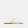 Dolce Vita Kittle Sandals Off White Leather In Multi