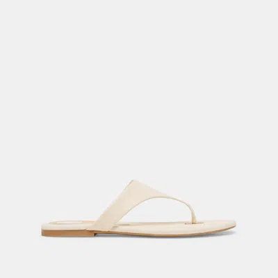 Dolce Vita Kittle Sandals Off White Leather In Multi