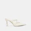 Dolce Vita Klaire Pearl Heels True White Leather