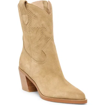Dolce Vita Klint Western Boot In Brown
