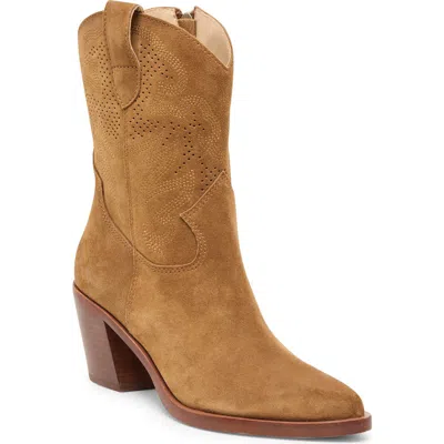 Dolce Vita Klint Western Boot In Brown