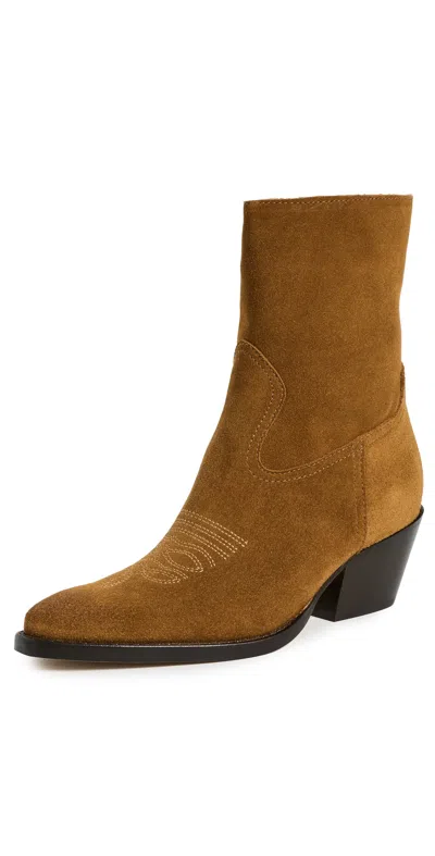 Dolce Vita Klyde Booties Cognac Suede