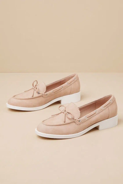 Dolce Vita Lagoon Camel Boat Shoe Loafers In Brown