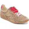 Dolce Vita Laini Sneakers Tan Leopard Printed Suede In Animal Print