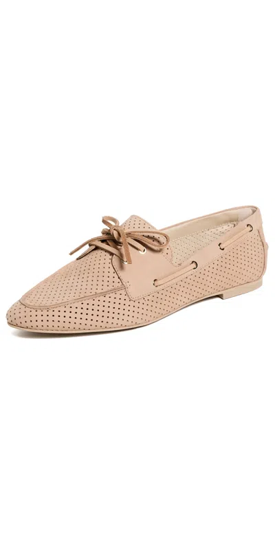 Dolce Vita Lakin Flats Bamboo Perforated Nubuck In Beige