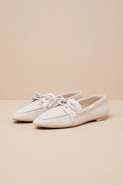 Dolce Vita Lakin Ivory Leather Loafers