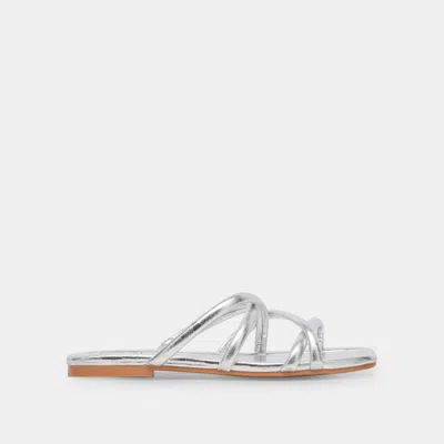 Dolce Vita Lanza Sandals Silver Metallic Stella