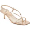 Dolce Vita Women's Laury Strappy Kitten-heel Dress Sandals In Champagne