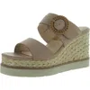 Dolce Vita Lauryn Womens Platform Slip On Wedge Sandals In Multi