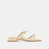 Dolce Vita Lavern Sandals Light Yellow Crinkle Patent