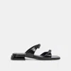 Dolce Vita Lavern Sandals Midnight Crinkle Patent