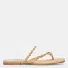 Dolce Vita Leanna Sandals Lt Natural Raffia In Light Natural Raffia