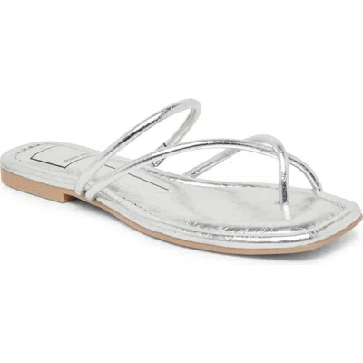Dolce Vita Leanna Slide Sandal In White