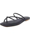 DOLCE VITA LEANNA WOMENS FAUX LEATHER SLIP ON FLIP-FLOPS