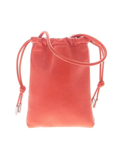 Pre-owned Dolce Vita Leather Bucket Bag In Orange