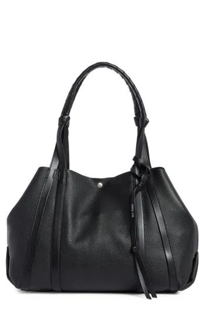 Dolce Vita Leather Tote In Black